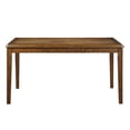 thumbnail image 6 of New Classic Gia 60" 5-Piece Rectangular Wood Dining Set with 4 Chairs in Brown, 6 of 14