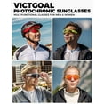 thumbnail image 5 of VICTGOAL Photochromic Cycling Glasses for Men Women, Clear Bike Glasses with UV400 Protection, Sports Running Sunglasses Goggles, 5 of 8