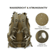 thumbnail image 4 of Mochila Bloosom  Tactica De Cámping Impermeable Gran Capacidad 45l Caqui, 4 of 4