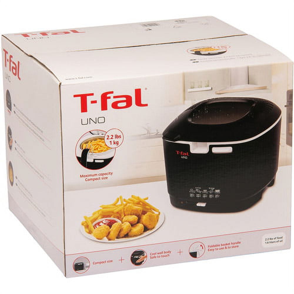 T-Fal UNO Compact Deep Fryer 1 kg (2.2 lb.)