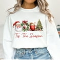 thumbnail image 2 of Retro Christmas T-shirt, Tis the Season Sweatshirt, Santa Claus Crewneck, Merry Christmas Tee, Christmas vibes Hoodie, 2 of 3