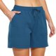 thumbnail image 1 of MKLEKYY Pantalones Cortos Deportivos para Mujer, Pantalones Cortos de Senderismo para Mujer, Pantalones Cortos Deportivos para Entrenamiento Al Aire Libre, Pantalones Cortos de Agua de Verano, 1 of 4