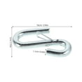 thumbnail image 4 of Heavy Duty Towing J Hooks Safety Chain Attachment Tow Hook for Car RV Trailer Metal Anti-Slip for Vehicle Modification Towing Accessories, 4 of 9