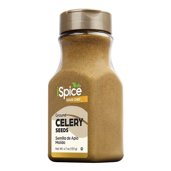 iSpice | Celery Seed Ground | 4.7 oz | Gourmet Spice | Kosher | Culinary Delight