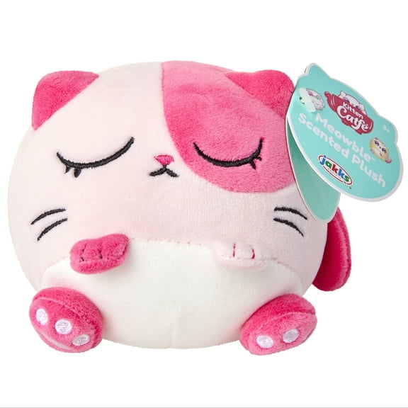 Kitten Catfe 4 inch Meowble Scented Mini Plush - Pink Calico