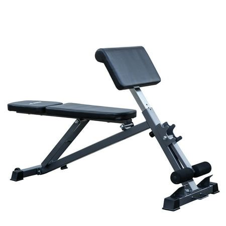 Akonza All In One Bench Ab Hyperextension And Preacher Curl