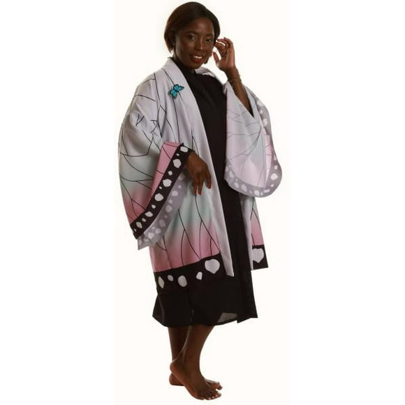 Anime Butterfly Robe Shinobu Costume | Demon Slayer | Womens Costumes