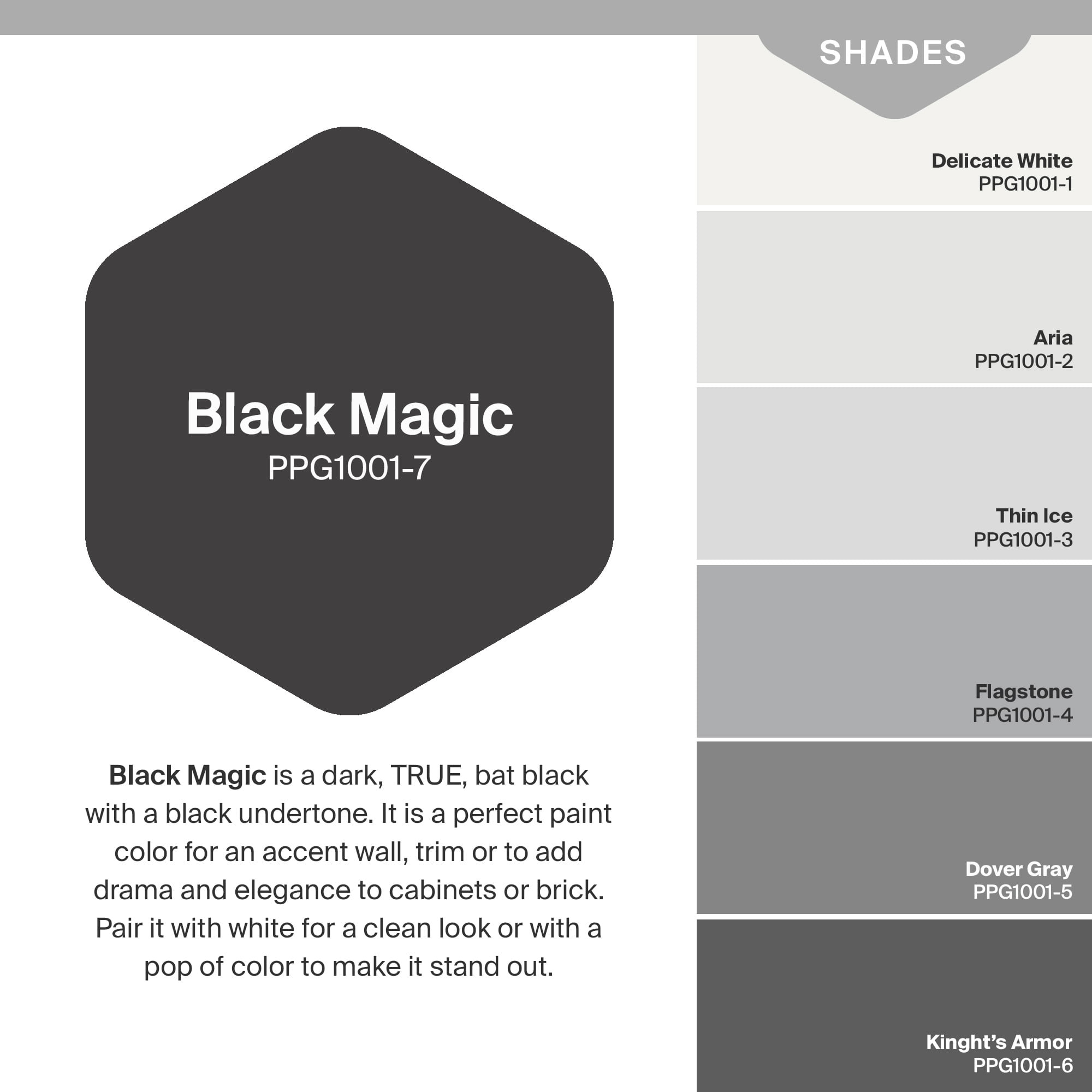 Glidden Spred Black Magic / Black Eggshell Interior Paint with Primer, 1 Gallon