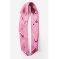 thumbnail image 2 of Bimba Pink Mustache Face Pure Silk Printed Head Bandanas Summer Neck Wrap Scarf 40 x 40 Inches, 2 of 6