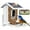 white, variant on NixiYa Smart Bird Feeder with Camera and Bird Bath, Solar Powered Outdoor Feeder, AI Bird Identification, App Notifications