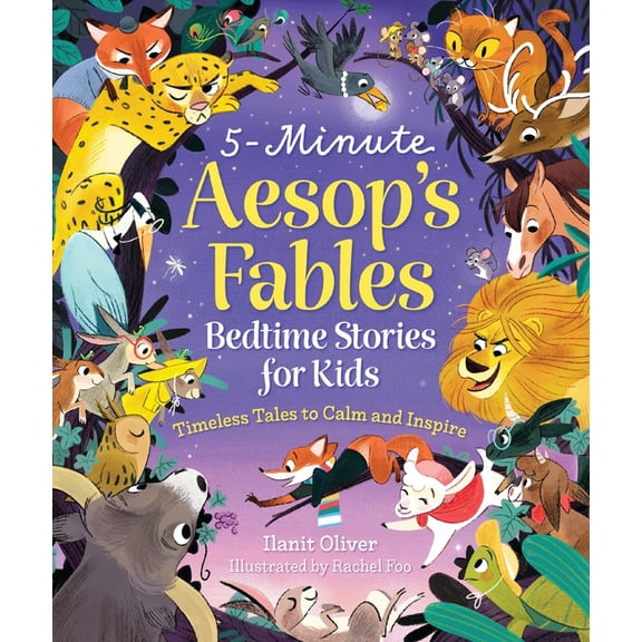 5-Minute Aesop's Fables: Bedtime Stories for Kids (Classic Tales to Calm and Inspire), (Hardcover)