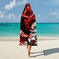 thumbnail image 5 of Demon Slayer Wearable Blanket Cloak Arctic Velvet Hooded Blanket Soft Fuzzy Hoodie Blanket Cape for Adults Kids 40"x50", 5 of 8