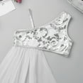 thumbnail image 5 of YONGHS Big Girls One Shoulder Sequined Lyrical Dance Dress with Shorts Set 6-14, 5 of 7