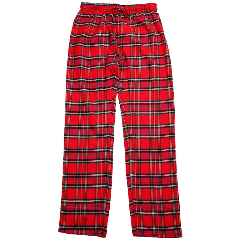 Flannel Pajama Pants – Red Plaid