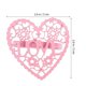 thumbnail image 4 of Napkin Rings Napkin Buckles for Parties Pink Alloy Decorative 6Pcs, 4 of 5