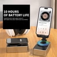 thumbnail image 3 of Herrnalise Cell Phone Stand with Wireless Bluetooth Speaker,HD Surround Sound with LED Atmosphere Light for Home and Outdoors,Cool Gift for Men,Women,Speaker for Cellphone, 3 of 8