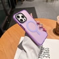 thumbnail image 2 of Allytechgroup Slim Phone Case for Apple iPhone 15, Matte Shockproof iPhone 15 Cover Compatible with MagSafe, Translucent Slim Fit Cell Phone Case, Purple, 2 of 10