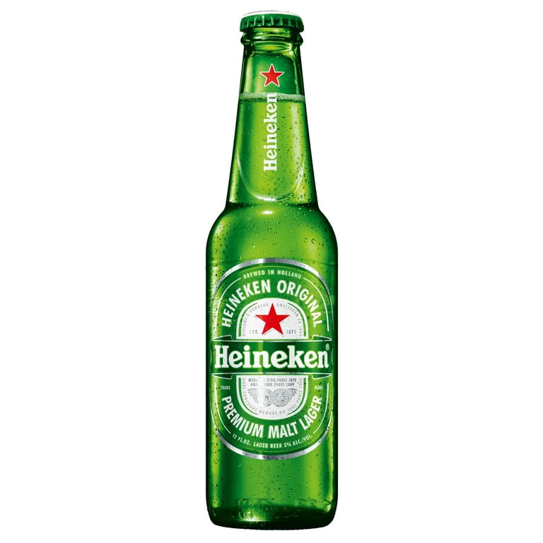 Heineken Original Lager Beer, 24 Pack, 12 fl oz Bottles, 5% Alcohol by  Volume 