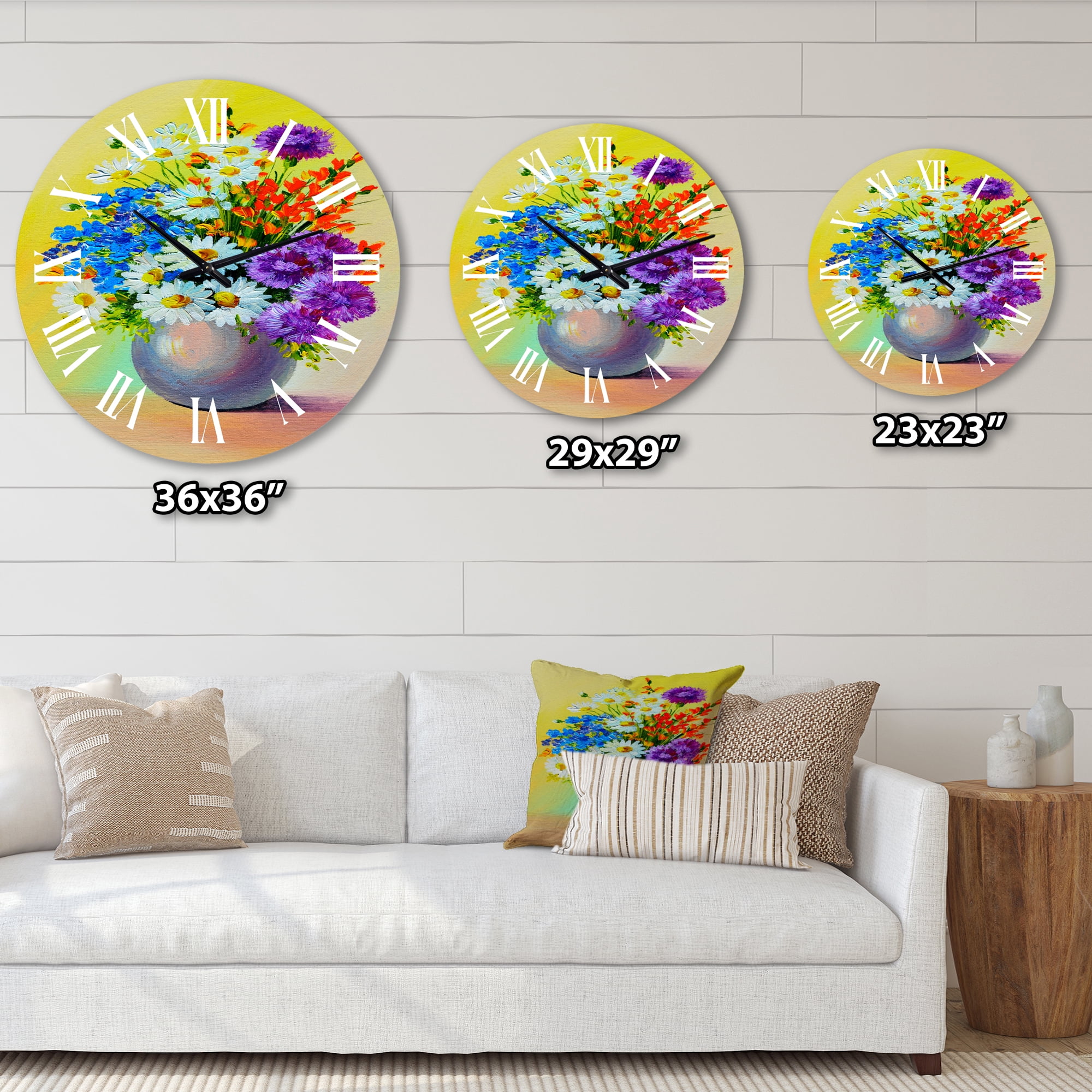 Designart 1 in Traditional Wall Clock