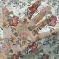 thumbnail image 3 of Shabby Flora Tulle Curtains with Rod Pocket, Summer Spring Season Buds Roses Lilacs Flowers Leaves Print, Sheer Drape for Wedding Party 2 Panels, 7 Sizes, Pale Pink Cream, by Ambesonne, 3 of 3