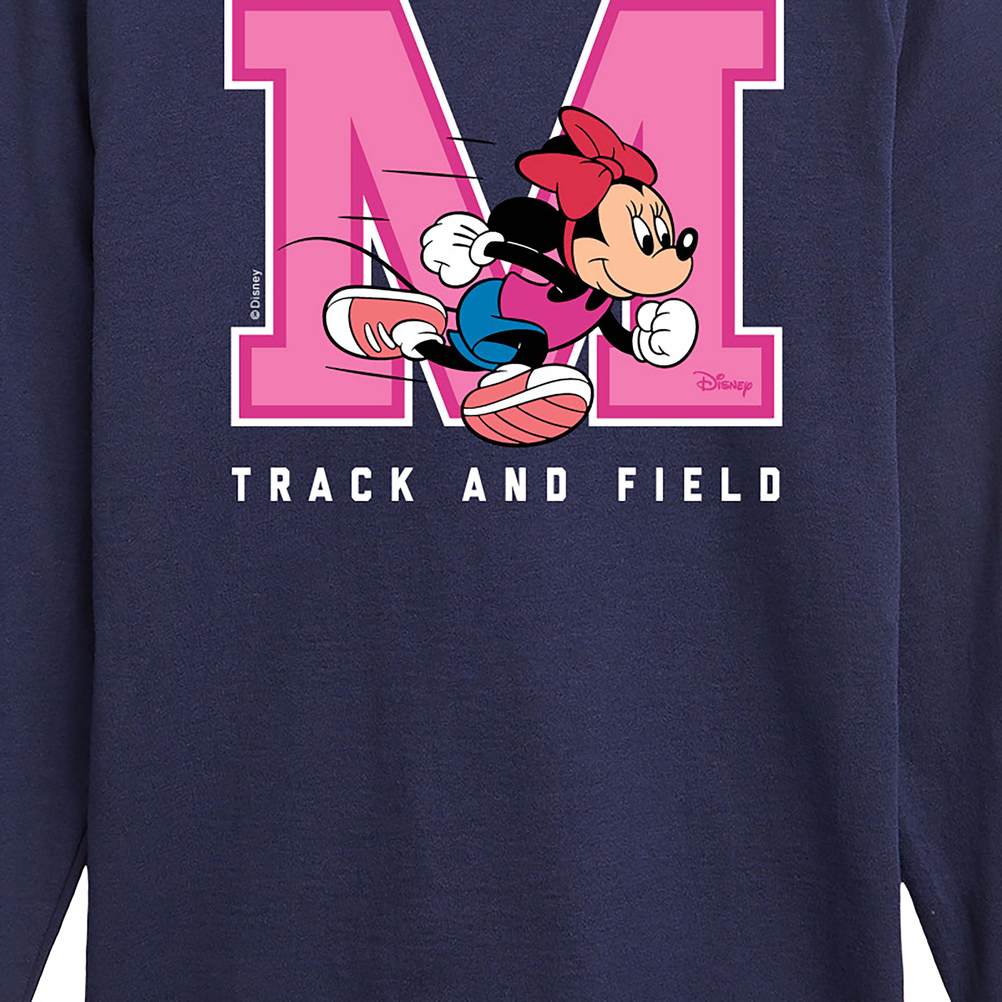 Disney - Minnie Track And Field - Toddler And Youth Long Sleeve Graphic T-Shirt