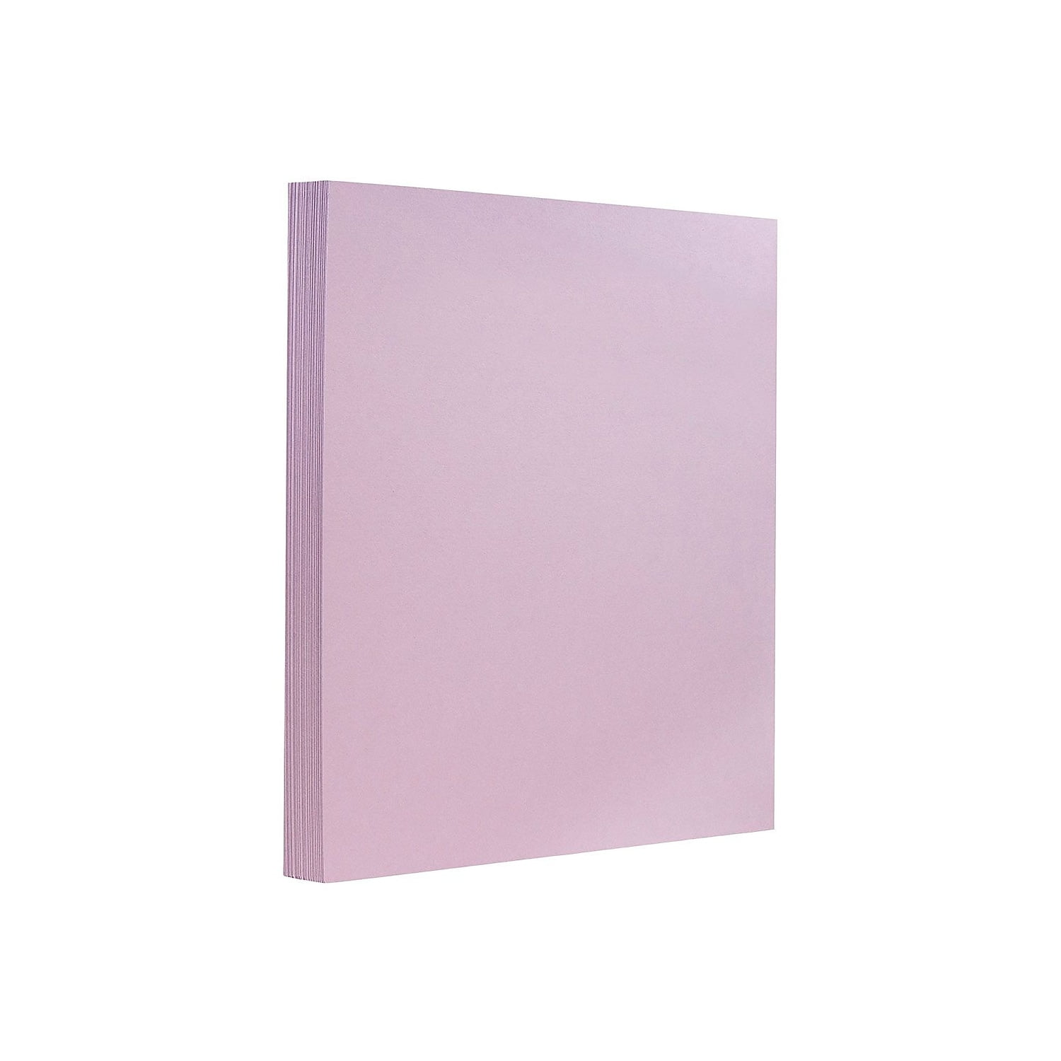 JAM Paper Cardstock, 8 1/2 x 11, 130lb Light Purple, 25 per Pack