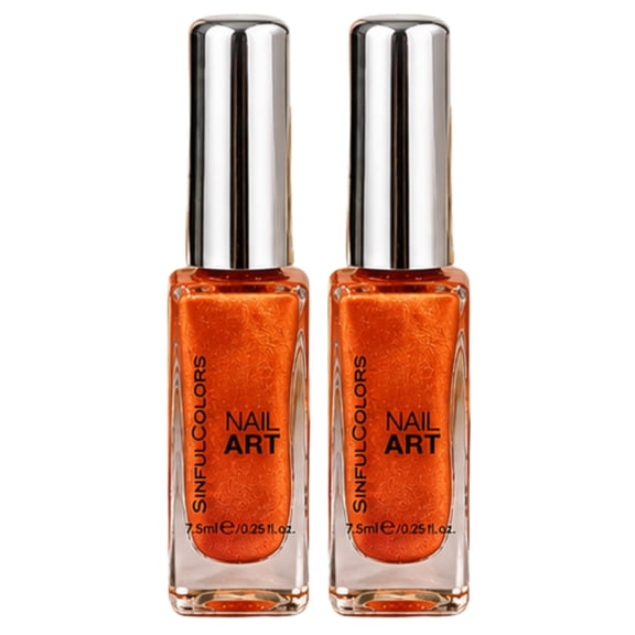 Sinful Colors Nail Art Specialized Nail Polish - 0.25 oz - 1652 Sunset - 2 Pack