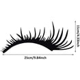 thumbnail image 3 of Black Eyelashes Bumper Sticker Eyelashes Decal Car Decor Car Eyelash Sticker Removable Eyelash Bumper Sticker, Decorative Car Body Sticker, 3 of 7