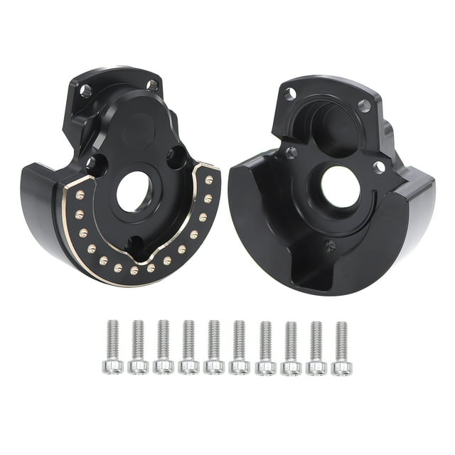 VONKY 1/10 RC Upgrade Rc Axle Cover VS4-10 RC Part Brass 1/10 Upgrade Part Rc Cover For Vanquish VS4-10 Phoenix Car RC BlackA