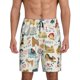 thumbnail image 1 of Balery Dogs Funny Pets Pantalones cortos de pijama de punto de algodón para hombre con cinturilla y bolsillos-4X-Large, 1 of 6
