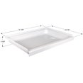 thumbnail image 2 of Icon Shower Pan 15238 Rectangle; Right Hand Drain; Polar White; ABS Plastic, 2 of 2