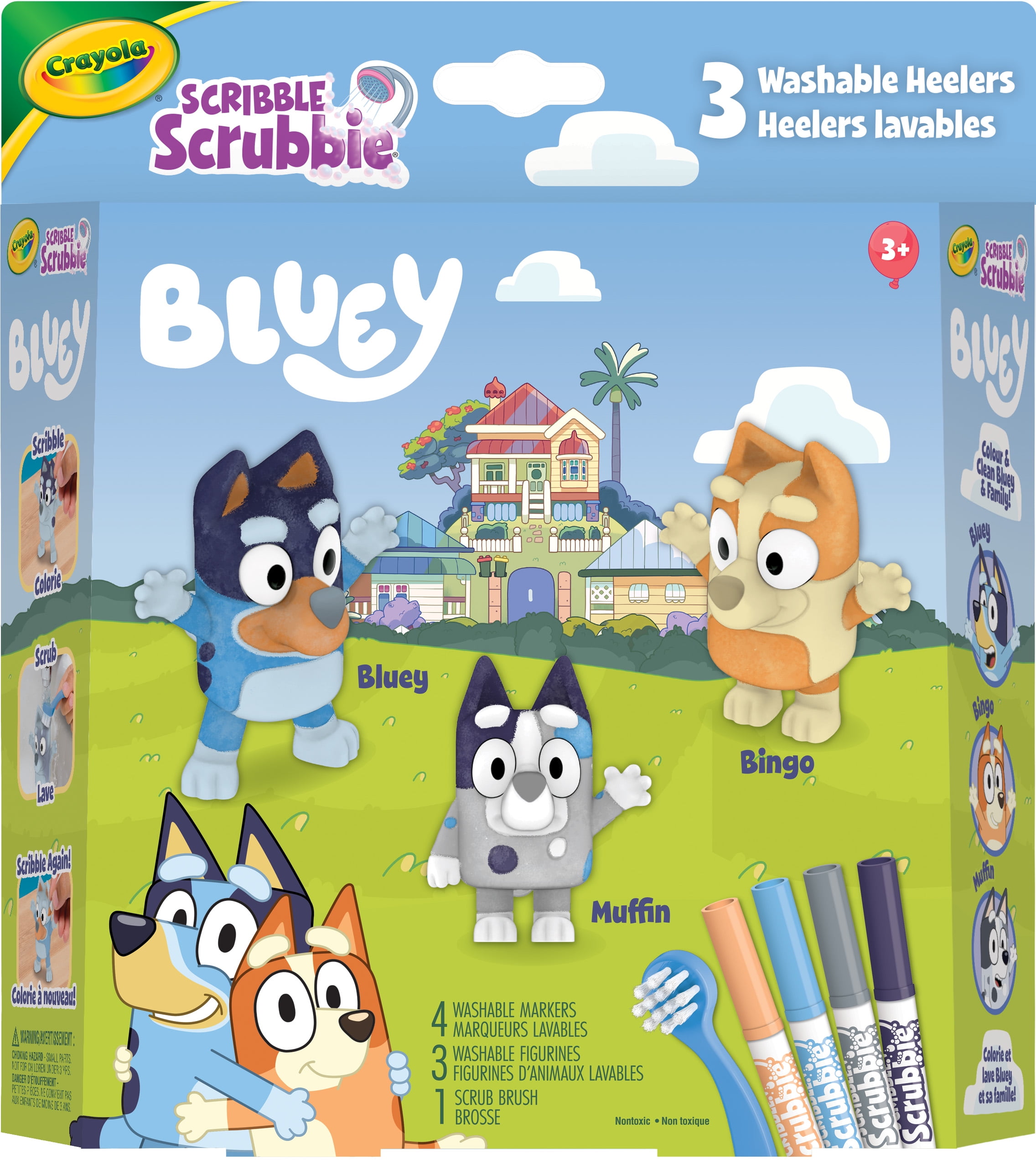 3CT SS BLUEY - FRENCH CRAYOLA SS 3CT BLUEY