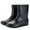 Black, variant on AUXDIQ Wellington Boots Men Mid-calf Wellies Waterproof Rain Boots Outdoor Garden Shoes