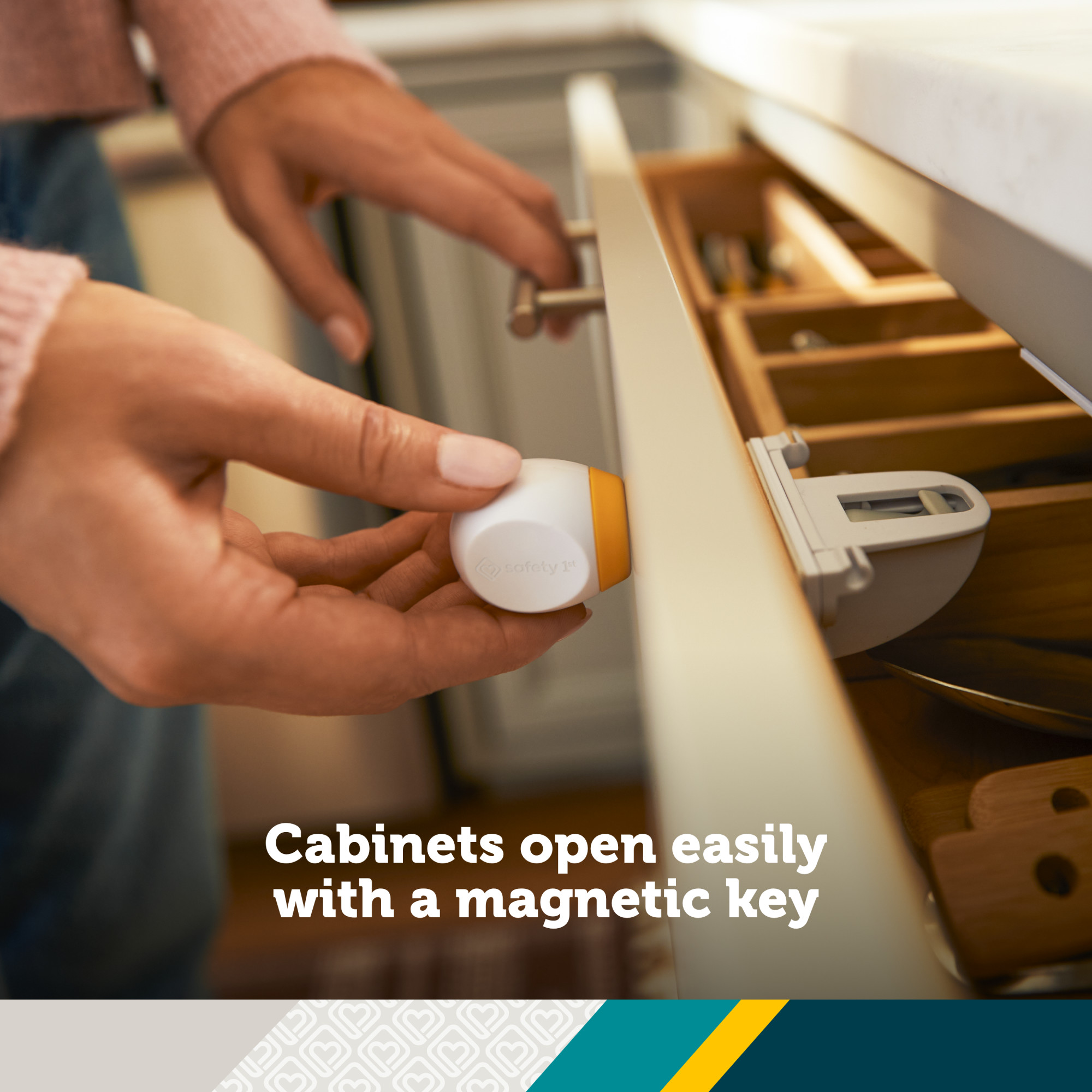 Safety 1st Secure-to-Explore Adhesive Magnetic Cabinet Locks photo 4