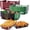 Green Brown, variant on Football Party Supplies Kit, 3 Pcs Large Football Paper Food Plates Disposable, Sports Game Snack Nacho Taco Hot Dog Serving Food Boats Trays for Football Tailgate Birthday Party Supplies Decorations