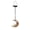 Multicolor,A, variant on 22.44in Solar Powered Metal Hollow Garden Chandelier, Star Moon Projection Hanging Tree Light, Waterproof Outdoor LED Lamp for Garden Terrace Landscaping Festival Holiday Yard Patio Decor