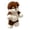 A002- Brown, variant on Stuffed Animal, 16 Inch Standing Plush Pig, Soft Plush Material Cute Pig Plush, Fuzzy Pig Toys Pig Comfort Toys, Nursery Decor Piece, Student Safe Mix Pink Brown Patchwork