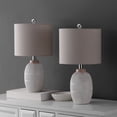 thumbnail image 4 of Safavieh Thom 11" Modern Resin Table Lamp, White, Set of 2, 4 of 4