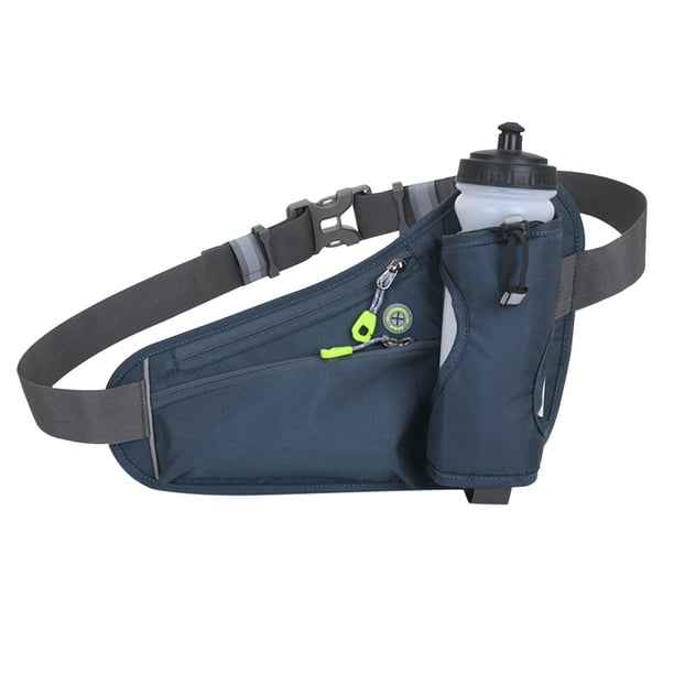 Riñonera deportiva para hidratación, riñonera para correr, bolsa para la cintura con soporte para botella de agua para hombres y mujeres, para correr, ciclismo, senderismo, etc.