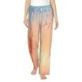 thumbnail image 2 of Kdxio Women's Comfy Stretch The Sunset of DandelionPrint Drawstring Pajama Pants-Small, 2 of 9