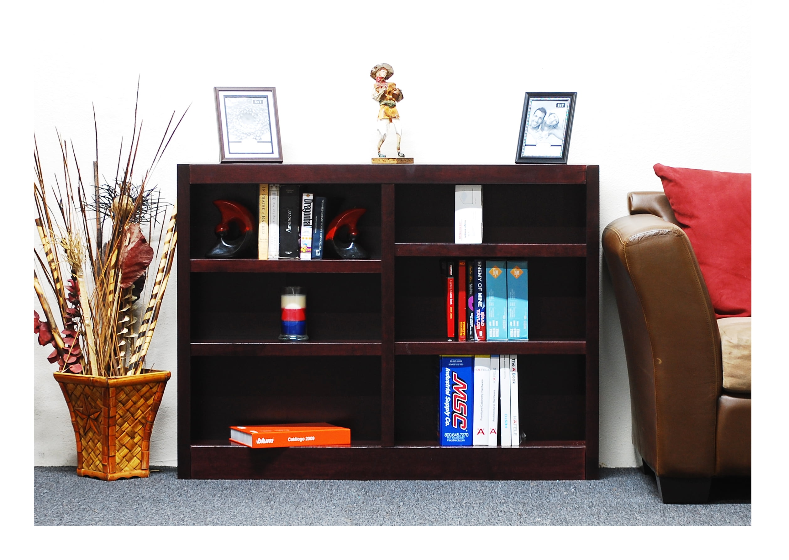 Creatice 36 Wide Bookcase with Simple Decor