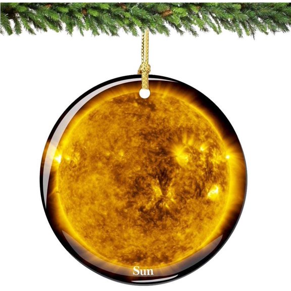 City-Souvenirs NASA Sun Christmas Ornament, Porcelain 2.75 Inch Christmas Ornament