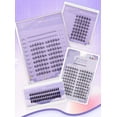 thumbnail image 4 of FCOGIN False Eyelashes, Eyelash Extensions, Natural Multi-Size, Wheat Shape, 160 Lash Wisps, 4 of 5