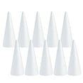 thumbnail image 3 of 10 conos de espuma para manualidades, decoraciones para árboles de espuma, conos de poliestireno para fiestas, celebraciones, actividades en el aula, 7 cm x 36 cm, 3 of 8