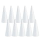 thumbnail image 3 of 10 conos de espuma para manualidades, decoraciones para árboles de espuma, conos de poliestireno para fiestas, celebraciones, actividades en el aula, 7 cm x 36 cm, 3 of 8