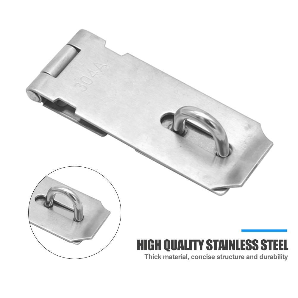 Hasp Staple Shed Latch Stainless Steel Door Lock Padlock Clasp (B 4