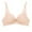Beige, variant on Bigersell Comfortable Bras for Women V-Neck Push up Bras No Underwire Back Hook and Eye Closure Padded Brassiere Womens Wireless Bralette Sports Bras Beige S