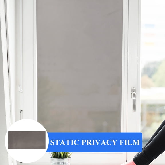 YUYUETIME Grey Pet Window Privacy Film One Way Sun Blocking Window Tint