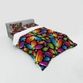 thumbnail image 3 of Ambesonne Floral Bedding Set 3 Pcs, Colorful Flowers Vintage, Twin, Multicolor, 3 of 3