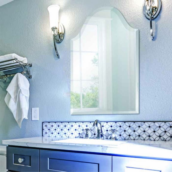 Bristol Frameless Mirror By Spancraft Glass
